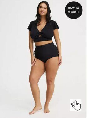 Torrid Scrunch Swim Short Size 0/L/12
